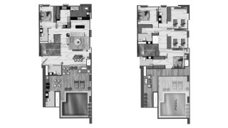 Penthouse floor plan, 5 bedrooms in AETERNITAS BY LONDON GATE No. 11010